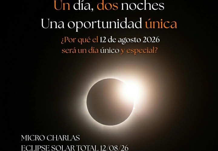 Microcharlas sobre el Eclipse Total Solar del 12 de agosto de 2026