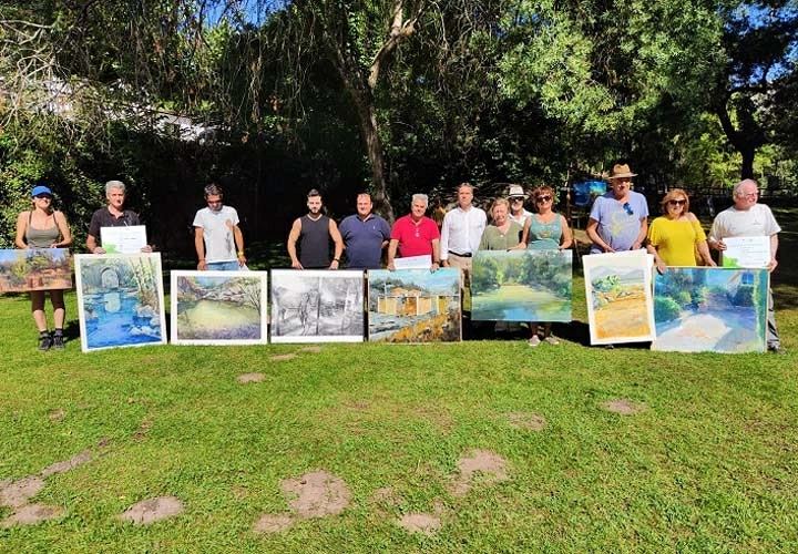 Juan Antonio Piedrahita se alza ganador del I Certamen de Pintura Rápida ‘paisaje y entorno de Venero Claro’