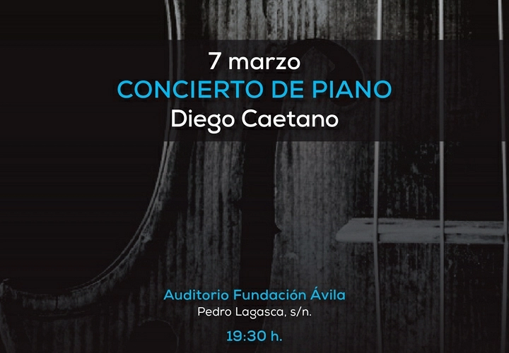 Musicales 2026. Cuarto concierto de piano a cargo de Diego Caetano